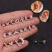Wholesale stainless steel rod Earrings JDC-ES-Henst002 Earrings 亨森 Wholesale Jewelry JoyasDeChina Joyas De China