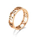 Wholesale Stainless steel roman ring JDC-RS-TS011 Rings 腾穗 6MMRose gold 6# Wholesale Jewelry JoyasDeChina Joyas De China