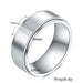 Wholesale Stainless Steel Rotatable Glossy Simple Rings JDC-RS-Zhongj002 Rings 众喆 Wholesale Jewelry JoyasDeChina Joyas De China