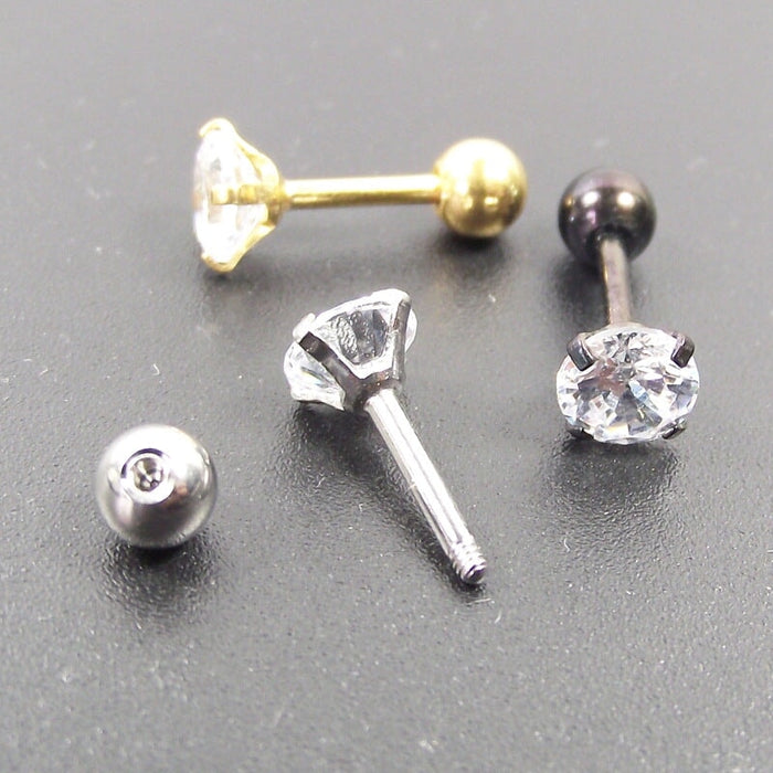 Wholesale Stainless Steel Round Ear studs JDC-ES-SaiY003 Piercings 塞尧 Wholesale Jewelry JoyasDeChina Joyas De China