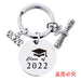 Wholesale Stainless Steel Round Graduation Season Gift Metal Keychain JDC-KC-GangGu001 Keychains 钢古 2022BYY002 Wholesale Jewelry JoyasDeChina Joyas De China