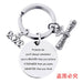 Wholesale Stainless Steel Round Graduation Season Gift Metal Keychain JDC-KC-GangGu001 Keychains 钢古 Wholesale Jewelry JoyasDeChina Joyas De China