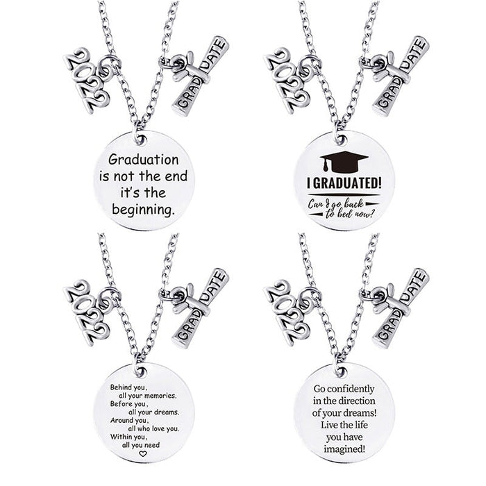 Wholesale Stainless Steel Round Graduation Season Necklace JDC-NE-GangGu002 Necklaces 钢古 Wholesale Jewelry JoyasDeChina Joyas De China