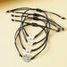 Wholesale stainless steel skeleton butterfly mother's day card knit bracelet JDC-BT-LanT004 Bracelet 阆天 Wholesale Jewelry JoyasDeChina Joyas De China