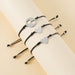 Wholesale stainless steel skeleton heart mother's day hand-woven bracelet JDC-BT-LanT007 Bracelet 阆天 Wholesale Jewelry JoyasDeChina Joyas De China