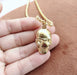 Wholesale Stainless Steel Skull Necklace JDC-NE-Saip001 Necklaces 赛蒲 gold Wholesale Jewelry JoyasDeChina Joyas De China