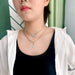 Wholesale stainless steel smiley face necklace JDC-NE-YinX002 NECKLACE 伊杏 Wholesale Jewelry JoyasDeChina Joyas De China