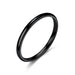 Wholesale stainless steel smooth couple rings JDC-RS-Dingc010 Rings 顶潮 black 5 Wholesale Jewelry JoyasDeChina Joyas De China
