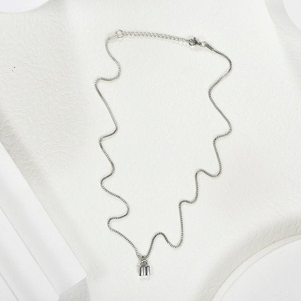 Wholesale stainless steel snake bone chain necklace JDC-NE-YinX030 NECKLACE 伊杏 Wholesale Jewelry JoyasDeChina Joyas De China