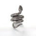 Wholesale Stainless Steel Snake Rings JDC-RS-MRD002 Rings 美日德 black 7 Wholesale Jewelry JoyasDeChina Joyas De China