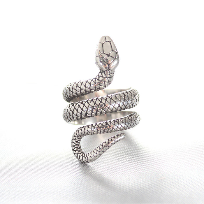 Wholesale Stainless Steel Snake Rings JDC-RS-MRD002 Rings 美日德 white 7 Wholesale Jewelry JoyasDeChina Joyas De China