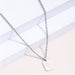 Wholesale Stainless Steel Square Pendant Necklace Sweater Chain JDC-NE-MiMeng012 Necklaces 米萌 Wholesale Jewelry JoyasDeChina Joyas De China
