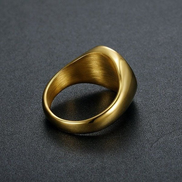Wholesale Stainless Steel Symbol Men's Ring JDC-MRS-FY003 Rings 福友 Wholesale Jewelry JoyasDeChina Joyas De China