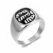 Wholesale Stainless Steel Symbol Men's Ring JDC-MRS-FY003 Rings 福友 silver color US size 6 Wholesale Jewelry JoyasDeChina Joyas De China