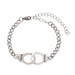 Wholesale Stainless Steel Titanium Steel Alloy Handcuff Bracelet JDC-BT-ZiR006 Bracelet 孜瑞 Wholesale Jewelry JoyasDeChina Joyas De China