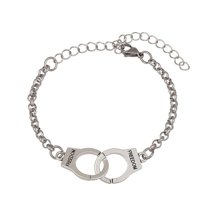 Wholesale Stainless Steel Titanium Steel Alloy Handcuff Bracelet JDC-BT-ZiR006 Bracelet 孜瑞 Wholesale Jewelry JoyasDeChina Joyas De China