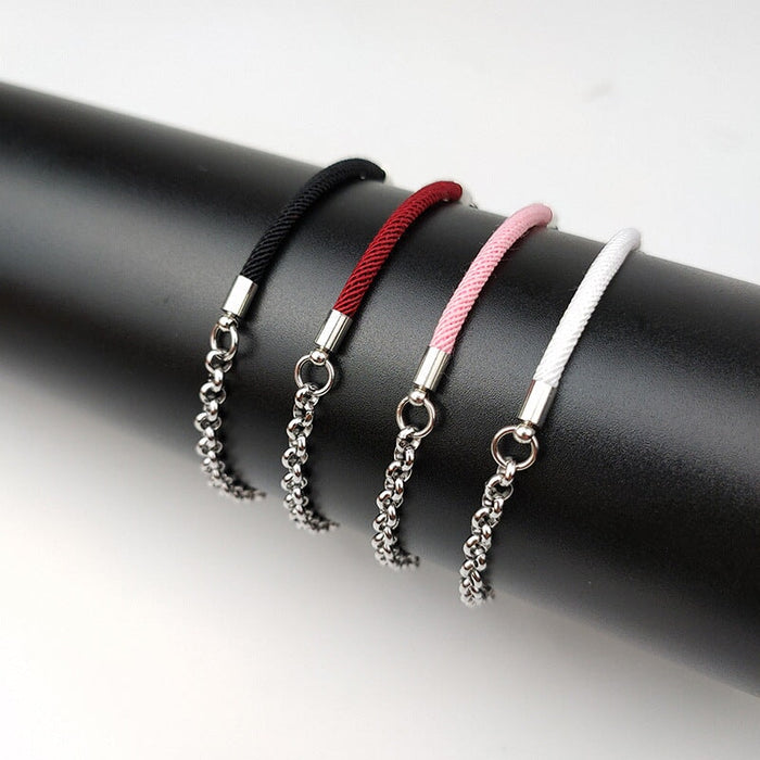 Wholesale Stainless Steel Titanium Steel Couple Friends Bracelet JDC-BT-ZiR007 Bracelet 孜瑞 Wholesale Jewelry JoyasDeChina Joyas De China