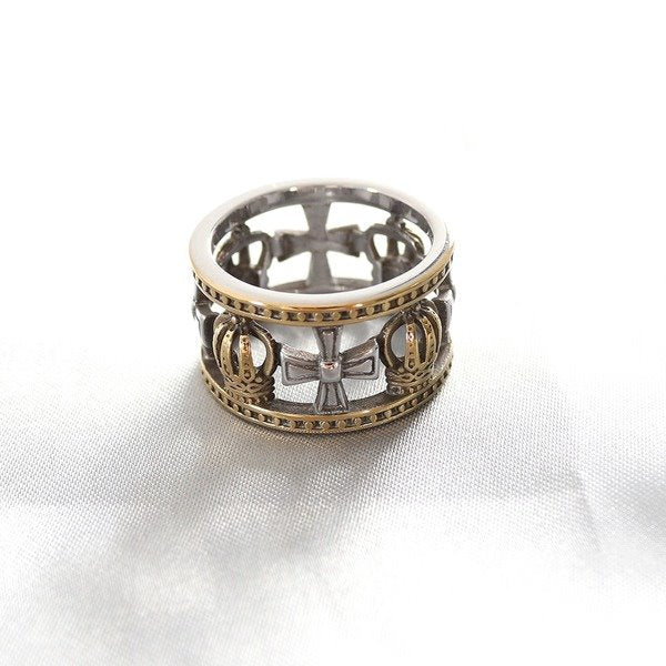 Wholesale stainless steel vintage cross rings JDC-RS-MRD014 Rings 美日德 Wholesale Jewelry JoyasDeChina Joyas De China