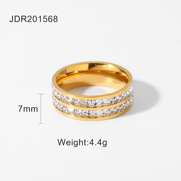 Wholesale Stainless steel zircon ring women JDC-RS-JD254 Rings JoyasDeChina Wholesale Jewelry JoyasDeChina Joyas De China