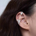 Wholesale Star Ear Clip Ear Clip JDC-ES-ChiH004 Earrings 池豪 Wholesale Jewelry JoyasDeChina Joyas De China