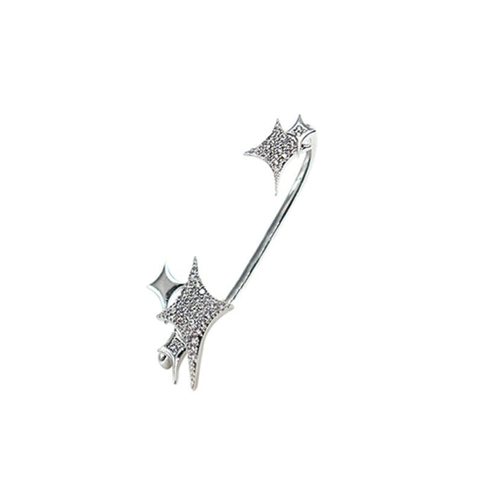 Wholesale Star Ear Clip Ear Clip JDC-ES-ChiH004 Earrings 池豪 Wholesale Jewelry JoyasDeChina Joyas De China