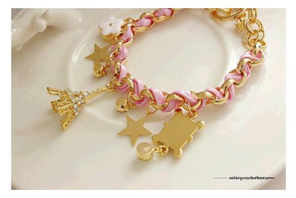 Wholesale star flower playing card love alloy bracelet JDC-BT-RL035 Bracelet 瑞列 Wholesale Jewelry JoyasDeChina Joyas De China