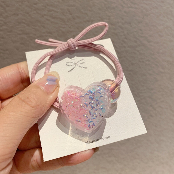 Wholesale star sky dream glass magic acrylic resin Hair Scrunchies JDC-HS-GSFS008 Hair Scrunchies 夙尚 Wholesale Jewelry JoyasDeChina Joyas De China