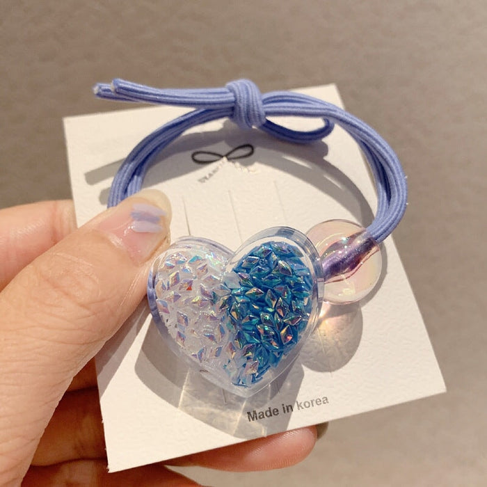 Wholesale star sky dream glass magic acrylic resin Hair Scrunchies JDC-HS-GSFS008 Hair Scrunchies 夙尚 A295-5 Wholesale Jewelry JoyasDeChina Joyas De China