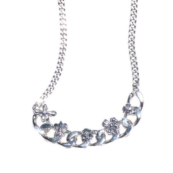Wholesale Sterling Silver Jewelry 925 Cross Necklaces JDC-NE-JianM032 Necklaces 简漫 Wholesale Jewelry JoyasDeChina Joyas De China
