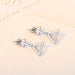 Wholesale Sterling Silver Jewelry 925 Silver Needle Copper Earrings JDC-ES-QLX011 Earrings 巧兰轩 Wholesale Jewelry JoyasDeChina Joyas De China