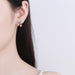 Wholesale Sterling Silver Jewelry Cherry Silver Earrings JDC-ES-BLX026 Earrings 宝来兴 Wholesale Jewelry JoyasDeChina Joyas De China