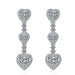 Wholesale Sterling Silver Jewelry copper earrings JDC-ES-BLX001 Earrings 宝来兴 white gold Wholesale Jewelry JoyasDeChina Joyas De China