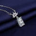 Wholesale Sterling Silver Jewelry copper inlaid zircon necklaces JDC-NE-BLX013 Necklaces 宝来兴 Wholesale Jewelry JoyasDeChina Joyas De China