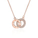 Wholesale Sterling Silver Jewelry copper necklaces JDC-NE-BLX017 Necklaces 宝来兴 rose gold Wholesale Jewelry JoyasDeChina Joyas De China