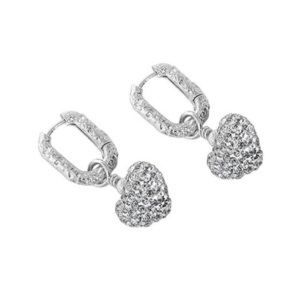 Wholesale Sterling Silver Jewelry Earrings JDC-ES-JianM013 Earrings 简漫 Wholesale Jewelry JoyasDeChina Joyas De China
