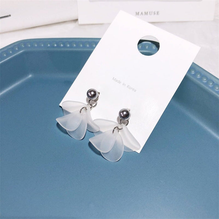 Wholesale Sterling Silver Jewelry Higan Flower S925 Earrings JDC-ES-JianM048 Earrings 简漫 Wholesale Jewelry JoyasDeChina Joyas De China