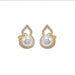 Wholesale Sterling Silver Jewelry Needle Zircon Copper Earrings JDC-ES-QLX007 Earrings 巧兰轩 Wholesale Jewelry JoyasDeChina Joyas De China