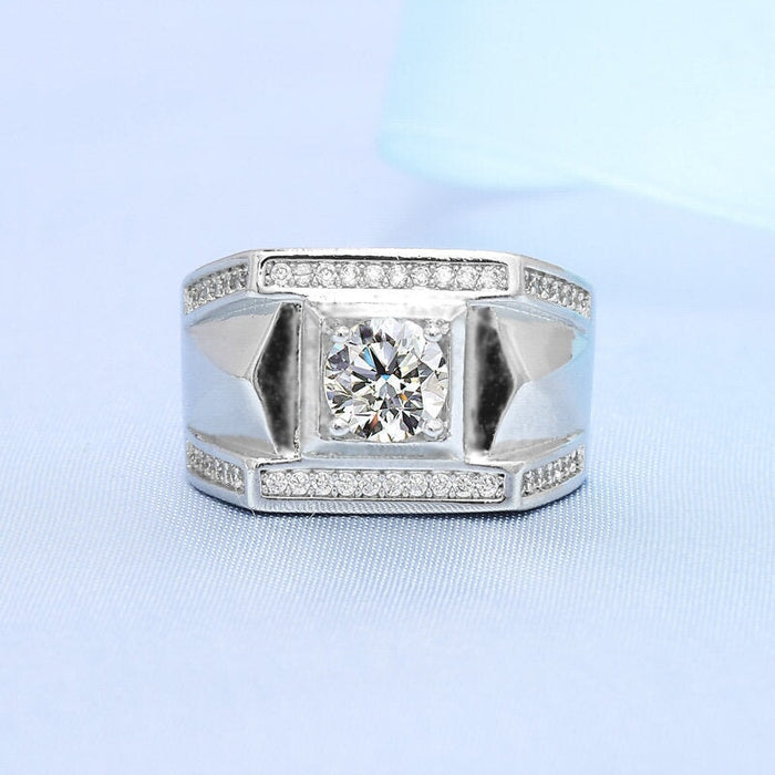Wholesale Sterling Silver Jewelry Plated White Copper Zircon Rings JDC-RS-BLX073 Rings 宝来兴 Wholesale Jewelry JoyasDeChina Joyas De China