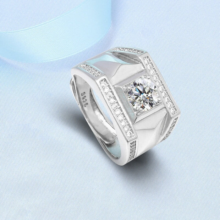 Wholesale Sterling Silver Jewelry Plated White Copper Zircon Rings JDC-RS-BLX073 Rings 宝来兴 Wholesale Jewelry JoyasDeChina Joyas De China