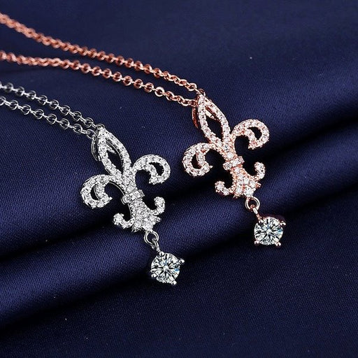 Wholesale Sterling Silver Jewelry S925 Copper Inlaid Zircon Necklaces JDC-NE-BLX026 Necklaces 宝来兴 Wholesale Jewelry JoyasDeChina Joyas De China