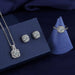 Wholesale Sterling Silver Jewelry S925 Copper Necklace Ring Set JDC-NE-BLX001 Necklaces 宝来兴 Wholesale Jewelry JoyasDeChina Joyas De China