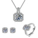 Wholesale Sterling Silver Jewelry S925 Copper Necklace Ring Set JDC-NE-BLX001 Necklaces 宝来兴 set Wholesale Jewelry JoyasDeChina Joyas De China