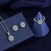 Wholesale Sterling Silver Jewelry S925 Copper Necklace Ring Set JDC-NE-BLX002 Necklaces 宝来兴 Wholesale Jewelry JoyasDeChina Joyas De China