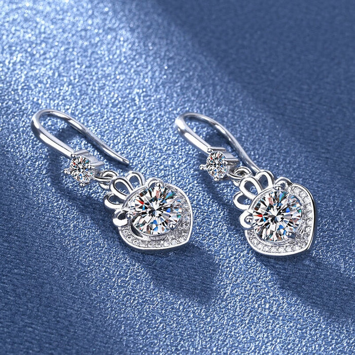 Wholesale Sterling Silver Jewelry S925 Silver Copper Zircon Earrings JDC-ES-BLX064 Earrings 宝来兴 A Wholesale Jewelry JoyasDeChina Joyas De China