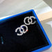 Wholesale Sterling Silver Jewelry S925 Silver Needle Zircon Copper Earrings JDC-ES-QLX002 Earrings 巧兰轩 white gold Wholesale Jewelry JoyasDeChina Joyas De China