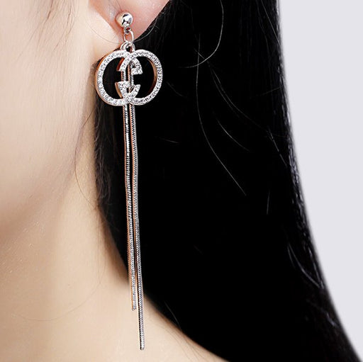 Wholesale Sterling Silver Jewelry s925 Silver Needle Zircon Earrings JDC-ES-QLX019 Earrings 巧兰轩 Wholesale Jewelry JoyasDeChina Joyas De China