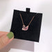 Wholesale Sterling Silver Jewelry s925 swan necklace JDC-NE-JianM001 Necklaces 简漫 rose gold 925 silver Wholesale Jewelry JoyasDeChina Joyas De China