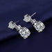 Wholesale Sterling Silver Jewelry zircon copper earrings JDC-ES-BLX004 Earrings 宝来兴 Wholesale Jewelry JoyasDeChina Joyas De China