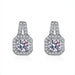 Wholesale Sterling Silver Jewelry zircon silver earrings JDC-ES-BLX027 Earrings 宝来兴 A Wholesale Jewelry JoyasDeChina Joyas De China