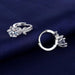 Wholesale Sterling Silver Jewelry zircon silver earrings JDC-ES-BLX030 Earrings 宝来兴 Wholesale Jewelry JoyasDeChina Joyas De China